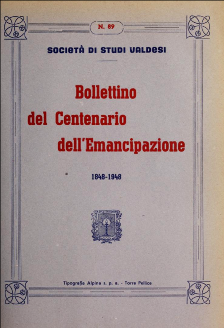 bollettino della società di studi valdesi 1848-1948