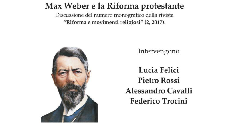 Incontro su Max Weber